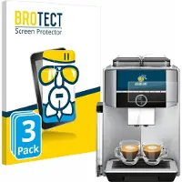 BROTECT Screenprotector 3 Stuks voor Siemens EQ.9 plus connect s700 4,3" Beschermglas transparant