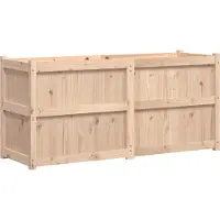 vidaXL Plantenbak 150x50x70 cm massief grenenhout