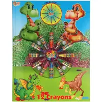 Boek Specials Nederland BV Kleurboek met wascokrijtjes, 12st.