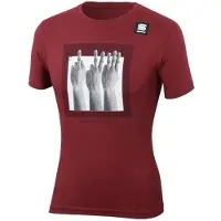 Sportful PS Fingers Tee donker rood-L
