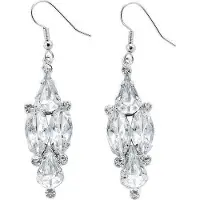 Behave - Oorhangers met heldere steentjes - Avondlook glamour