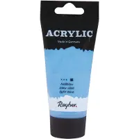 Rayher Hobby Lichtblauwe acrylverf/hobbyverf op waterbasis 75 ml - Hobbyverf