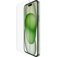 Belkin ScreenForce TemperedGlass antimicrobiële screenprotector - Geschikt voor iPhone 16 Plus/15 Plus/14 Pro Max