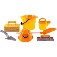 Cavallino Toys emmer met metselset, 7dlg.
