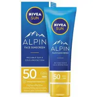 Nivea 2x Alpin Zonnebrand Gezicht Spf 50 50 Ml