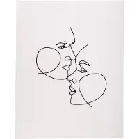 Exacompta gastenboek Art Ivory 22x27 cm, 100 pagina's Clairefontaine, zilverkleurig gesneden, kunstlederen reliëf, transparante doos