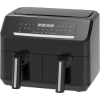 Emerio AF-130376.1 Heißluftfritteuse, Smart Fryer, 3,6+3,6L, Cool touch