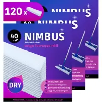 Nimbus 3x Magic Vloerdoekjes Navulling Xxl 20 Stuks