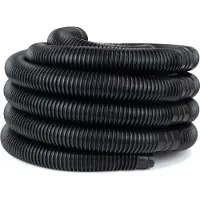 W'eau Zwembadslang 32 mm - 15 meter - Zwart