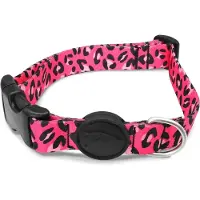 Morsø halsband hond gerecycled bubble leo roze 30-42x1,5 cm