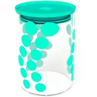 Zak!Designs - Dot Dot Voorraadpot 900 ml - Glas - Blauw