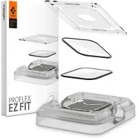 Spigen Pro Flex EZ Fit Screenprotector met applicator voor de Apple Watch Series 7/8/9 - 41 mm - Transparant