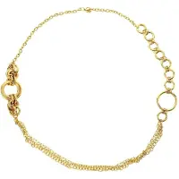 Behave - Lange goudkleurige schakelketting - Mode-accessoire voor elke gelegenheid