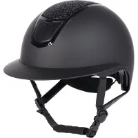 Harry's Horse - Veiligheidscap - Mont Blanc - Sparkle - Zwart / Zwart - 56-58