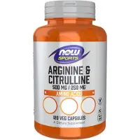 Now Arginine & Citrulline 120 caps