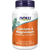 Now , Calcium & Magnesium, 8 oz (227 g)