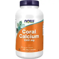 NOW,NOW Foods,NOW,NOW Foods Coral Calcium 1000 mg | 100 Capsules | Calcium uit gefossiliseerde koraalbronnen | Calcium supplement (100 Capsules)