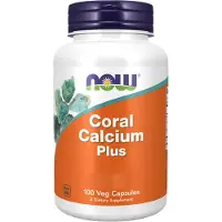 NOW,NOW Foods,NOW,NOW Foods NU Foods - Coral Calcium Plus - 100 capsules