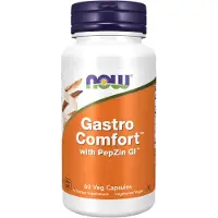 Now , Gastro Comfort‚Ñ met PepZin GI‚Ñ, 60 Veggie Capsules
