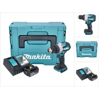 Makita DHP 489 RT1J accu-klopboormachine 18 V 73 Nm borstelloos + 1x accu 5,0 Ah + oplader + Makpac