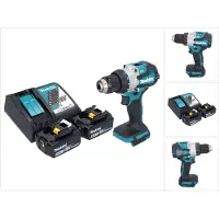 Makita DHP 489 RT accu-klopboormachine 18 V 73 Nm borstelloos + 2x accu 5,0 Ah + oplader