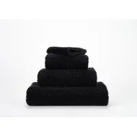 Abyss & Habidecor Handdoek Super Pile Black (55 x 100 cm)