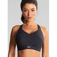 Panache - Endurance Wired Non Padded Sport BH - Black - 75C