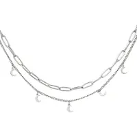 Yehwang Ketting - Maan - Zilver - Milace