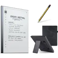 ReMarkable 2 met Staedtler stylus pen en Zwarte kunstleer hoes - digitaal notitieblok
