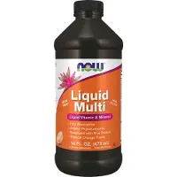 Now Liquid Multi (Sinaasappel) - vitamines, multivitamines - multivitamines