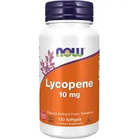 Now Lycopeen 10 mg | 60 Softgels | Lycopeen uit tomatenextract met olijfolie voor betere opname (120 Softgels)