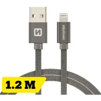 Swissten Datenkabel Textil USB / Lightning 1.2 M