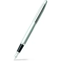 Sheaffer vulpen - VFM - zwart en zilver met chroom - penpunt F - schrijfkleur zwart - SF-E0940043