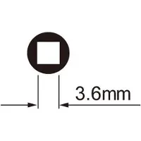 Icetoolz spaaknippelsleutel 12d3 voor 3,6 mm (vierkante nippels)