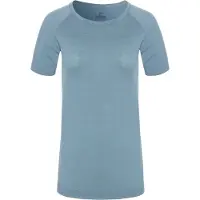 Nomad Pure Merino Thermoshirt Dames | Lichtblauw | M | Korte Mouw | Thermo Shirt 100% Merinowol