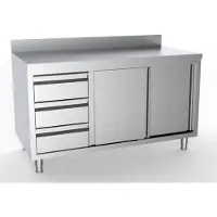 CombiSteel 700 WERKTAFEL SCHUIFDEUREN LADEN LINKS MET RAND 1800 | 7333.0268 |