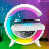 Lifestyle - Digitale Wekker - Draadloze Oplader - Nachtlampje - Leeslamp - Bluetooth Speaker - Wireless Charger