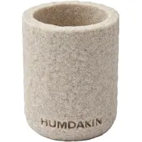 Humdakin Sandstone tandenborstelbeker 10 cm Natural