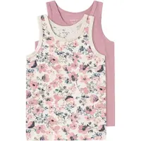 Name it Onderhemd beige gemêleerd / navy / kaki / oudroze
