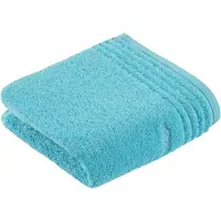 Vossen Handdoek Vossen Vienna Style Supersoft Light Azure (set van 3) (60 x 110 cm)