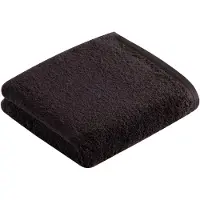 Vossen Handdoek Vossen Vegan Life Anthracite (60 x 110 cm) (Set van 3)