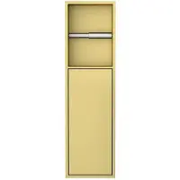 Best design Toiletrolhouder Zione Inbouw 60x17x12 cm Mat Goud
