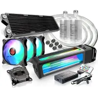 RAIJINTEK SCYLLA ELITE CA360, 360mm (zwart, doe-het-zelf kit)