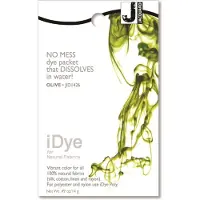 Jacquard textielverf iDye Natural 14 gr olijfgroen voor natuurlijke stoffen.