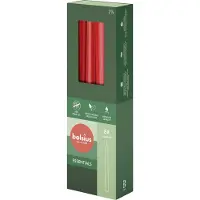Bolsius 4x Gotische kaars 245/24 8 stuks - Rood