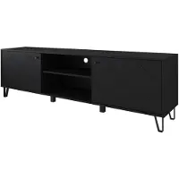Meubella TV-Meubel Barlo Mat Zwart 180 cm
