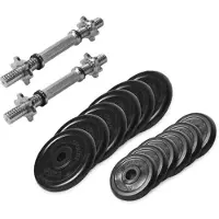 Gorilla Sports Dumbellset 27,5 kg Rubber