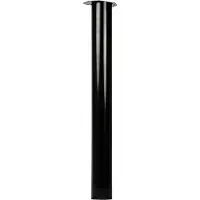 Wovar Tafelpoot Zwart Rond Staal | 72 cm | Per Stuk | Tafelpoten Metaal Zwart | Tafelpoot Zwart