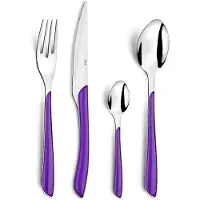 Amefa - ECLAT - Bestekset - 16-delig - 4 Personen - hoogglans - Zilverkleurig