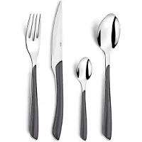 Amefa - ECLAT - Bestekset - 16-delig - 4 Personen - hoogglans - grijs